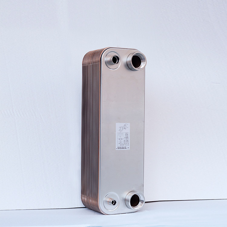 30p dual system air conditioning heat pump chiller plate evaporator stainless steel brazing fluorine water exchange heat