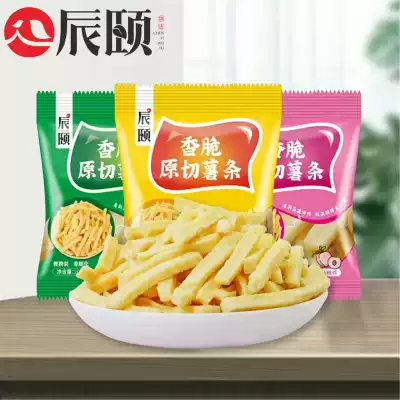 Chenyi's original cut fries crispy potato potato Plain lime white peach casual snack 20g * 12 pack