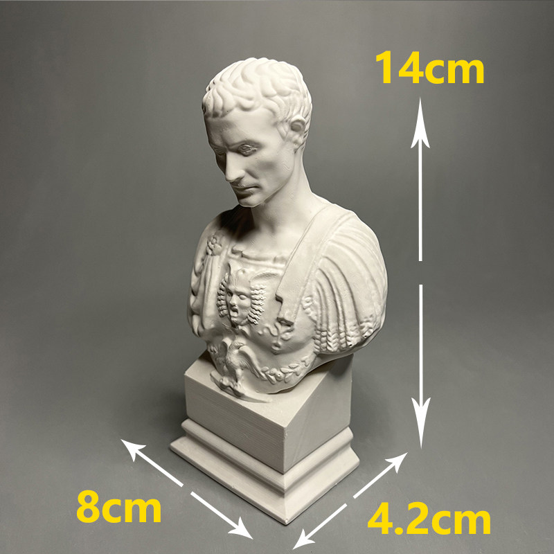 Kocreat 3.15 ''Hars Schets Beeldjes-Mini Gips Standbeeld Michelangelo Griekse Mythologie Bust Standbeeld Replica Collectibles Geweldig voor Home Decor Artiesten 10PCS-SET02