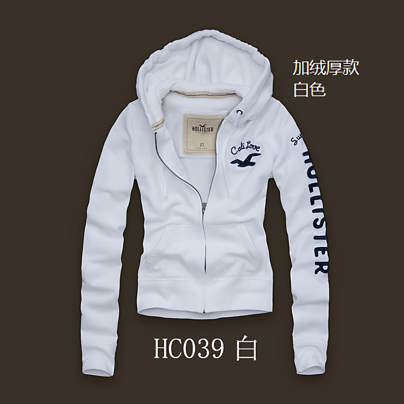 Hco European and American Style Women's Casual Hooded Sweatshirt with Zipper, Long-Sleeved Cotton Fabric Jacket, Slim Fit Top Hco European and American Style Women's Casual Hooded Sweatshirt with Zipper, Long-Sleeved Cotton Fabric Jacket, Slim Fit Top