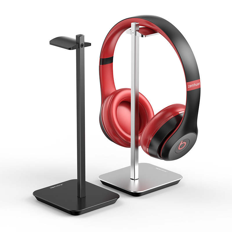 Wearing headphone bracket aluminum alloy Sony iron triangle Beats comics universal microphone concise desktop display metal containing chicken competitive computer game ear wheat rack subs