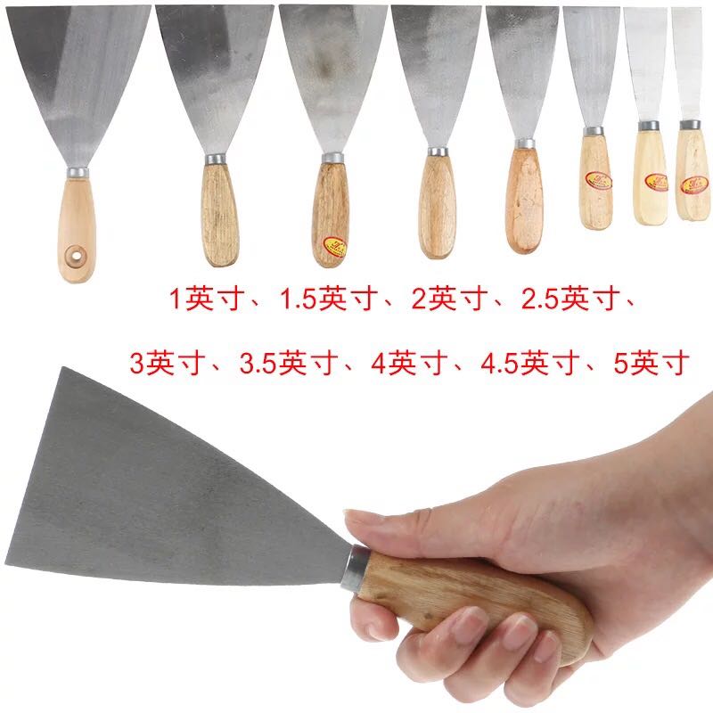 High-quality carbon steel putty knife shovel batch soil knife batch knife spatula scraper trowel 123456 inch batch gray knife