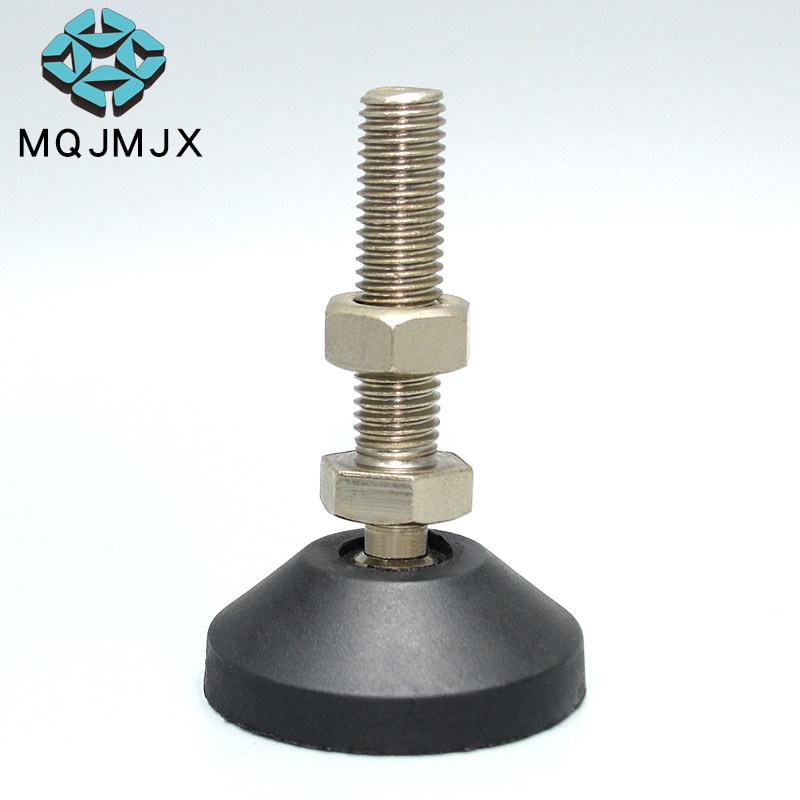 Nylon universal adjustment foot Adjustable joint foot foot adjustment foot Foot screw foot cup M8M10M12M20