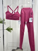 Export Australia small crowdsourced plum colour printed sports fitness Prati suit lingerie shorts