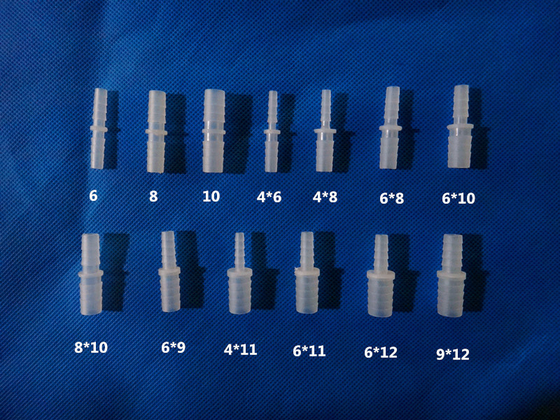 Plastic straight-through pagoda joint PVC water supply pipe fittings Equal diameter variable diameter straight-through pipe fittings large and small conversion joints
