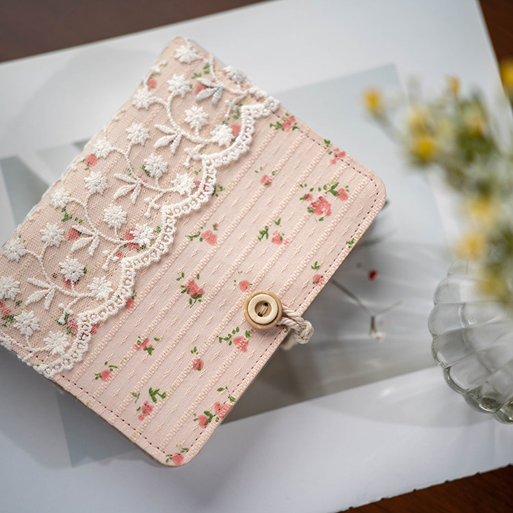 Lace Pink Flower Notebook 5