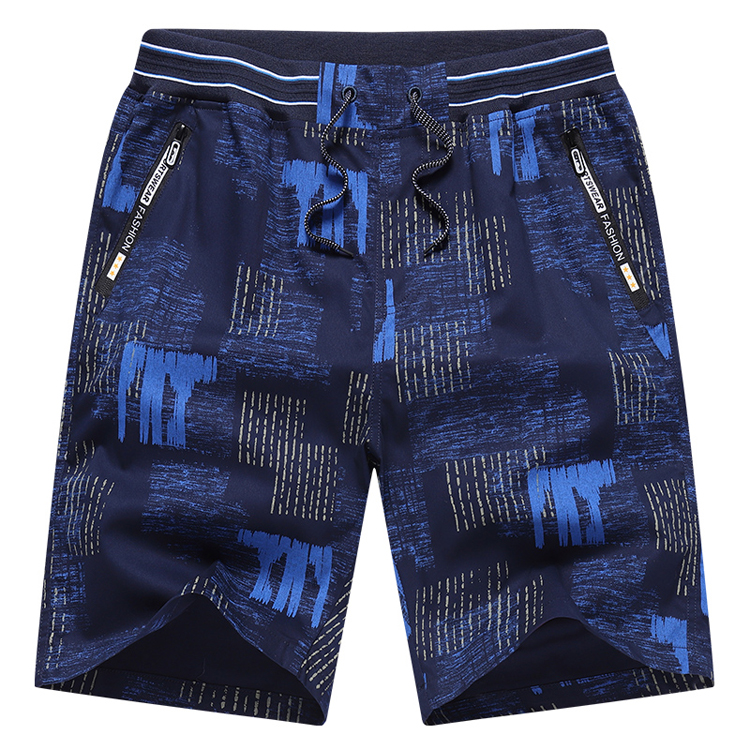 Quần short nam 5 điểm đi biển quần cotton rộng mặc cộng với phân bón XL nhà giải trí quần mùa hè quần kaki nam