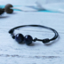 Đơn giản Moonstone dạ quang hạt sáng Dây đeo tay Dâu tây Crystal Blue Agate Quá cảnh Sen Bracelet Cặp đôi Quà tặng Nam và nữ vòng tay tỳ hưu Vòng đeo tay Clasp