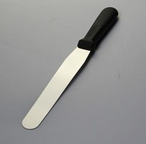 Black handle 8 inch ten inch spatula stainless steel cake decorating knife cake decorating tool