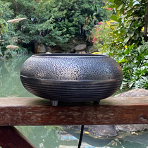 Sand Ferroelectric Pottery Furnace Day Style Cast-iron Tea Furnace Retro Burning Water Stove Cooking Water Domestic Stove High-end Iron Pot Copper Pot Matching Stove