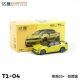 1/64 Tuoyi Miniature model alloy car model toy Lynk & Co 03+yellow T1-04
