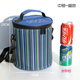 hộp com giữ nhiệt zojirushi 4 ngăn Hộp cơm trưa tròn lớn túi cách nhiệt xách tay đặt túi nhôm dày cách nhiệt túi chống thấm nhỏ túi ăn trưa - Hộp cơm điện sưởi ấm camen giữ nhiệt lock&lock