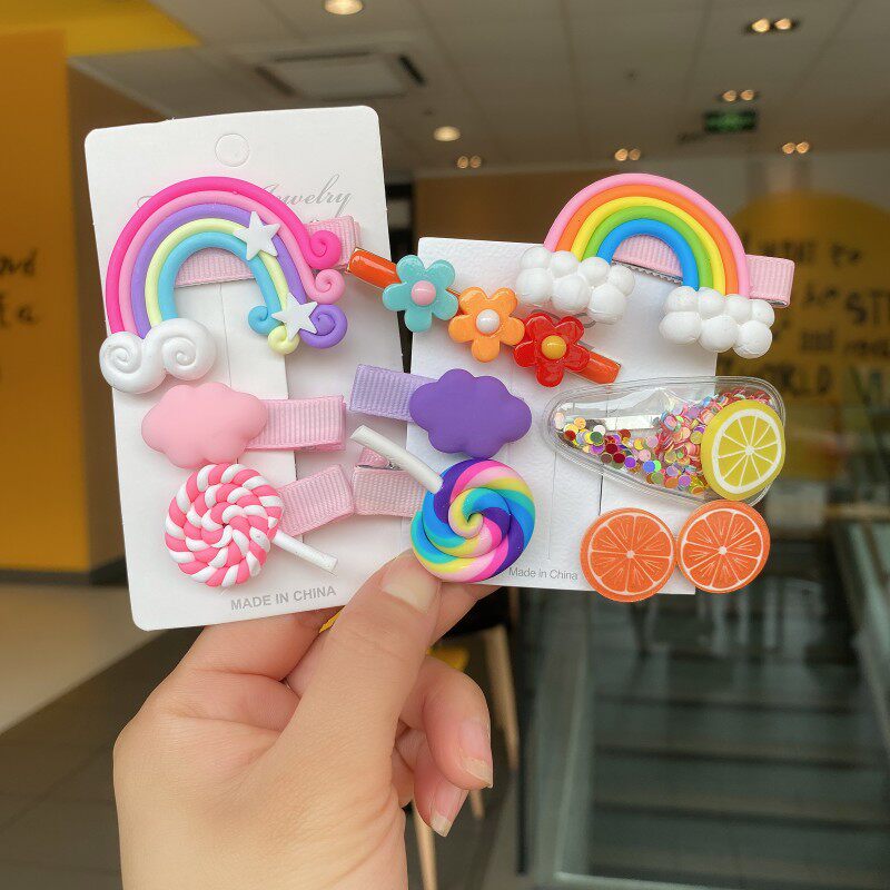 Baby hair accessories, children's hair clips, princess baby hair clips, children's hair clips, safety clips, girls' hair clips, small clips