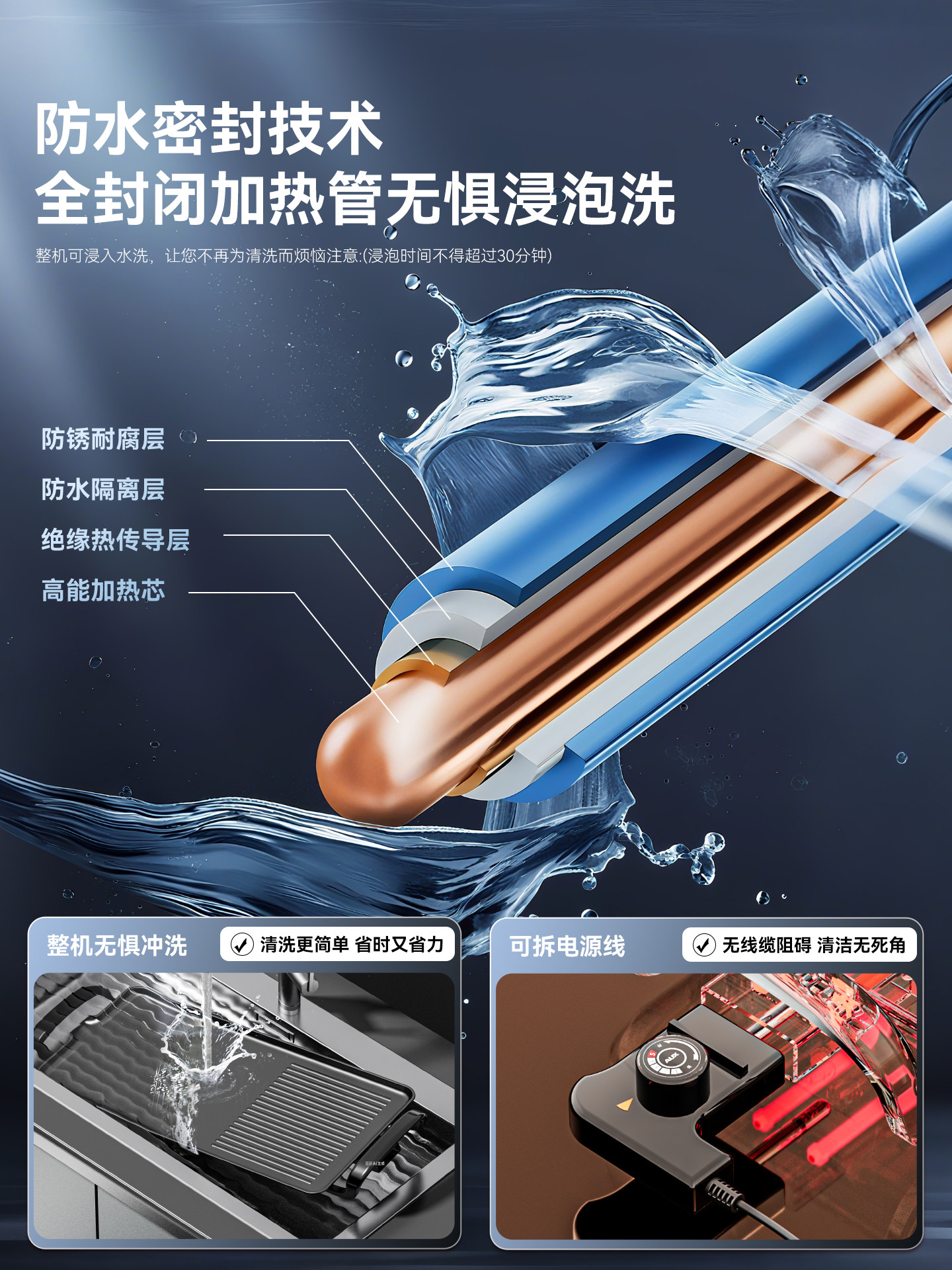 AUX/奧克斯烤肉盤電烤盤