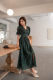 2022 Summer High-end Slim Retro Beach Dress Temperament Doll Skirt Heavy Industry Embroidery Waist Long Dress Women