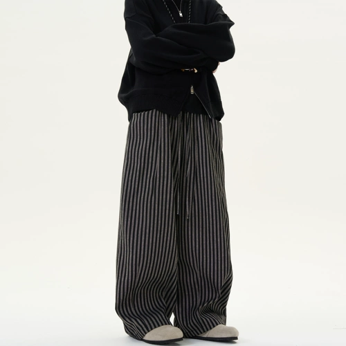 Летние ретро штаны подходит для мужчин и женщин, в американском стиле, изысканный стиль, свободный прямой крой