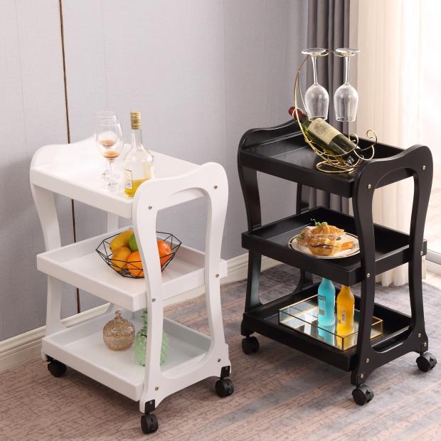 Paint beauty trolley beauty salon trolley three-tier nail salon tattoo embroidery trolley tool cart beauty rack