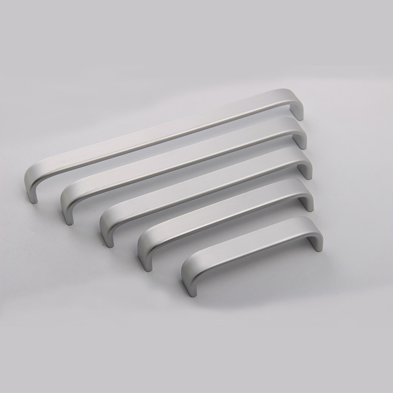 Modern minimalist style drawer overall cabinet door desk cabinet door aluminum solid material matte handle