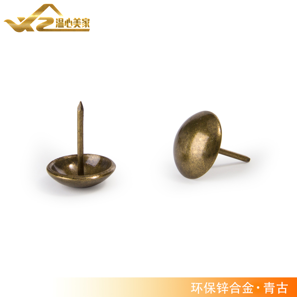 American antique bubble nail decorative nail bar stool chair sofa nail greens 1 1 16 19 round glossy finish copper nail