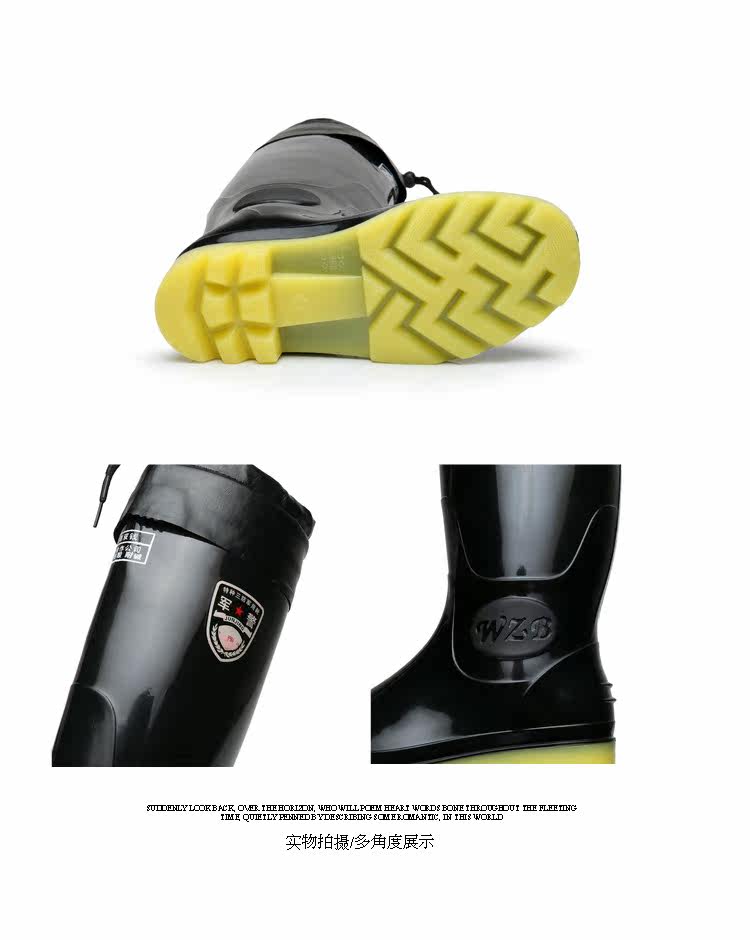 Chaussures - bottes caoutchouc homme pour hiver - semelle tendon - Ref 971420 Image 14