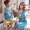 Bộ đồ ngủ nhung Bắc Cực đôi phụ nữ mùa hè cotton vest ngắn tay sling nightdress bộ phận mỏng nam phục vụ nhà hai mảnh - Bộ Pajama