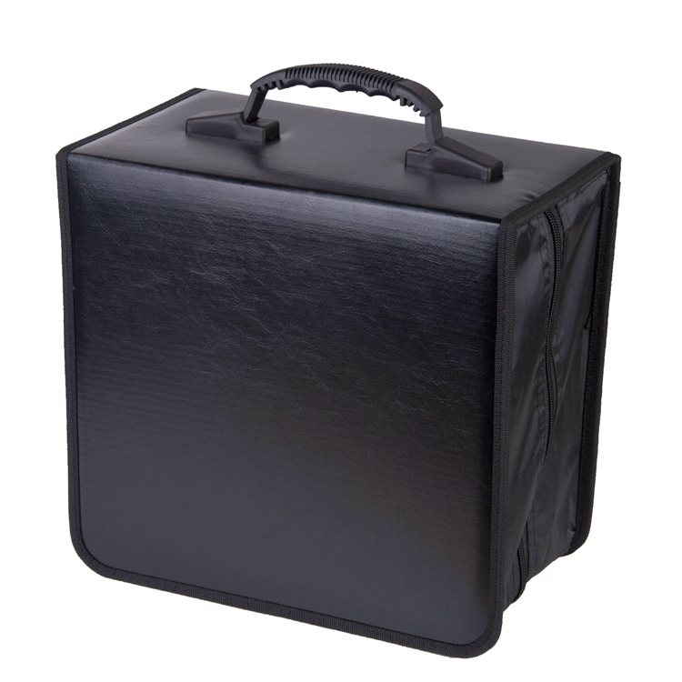 Hengqi 400/500/520 Piece Pu Imitation Leather Cd Bag Large Capacity Cd Case Portable Disc Bag Manufacturer Wholesale