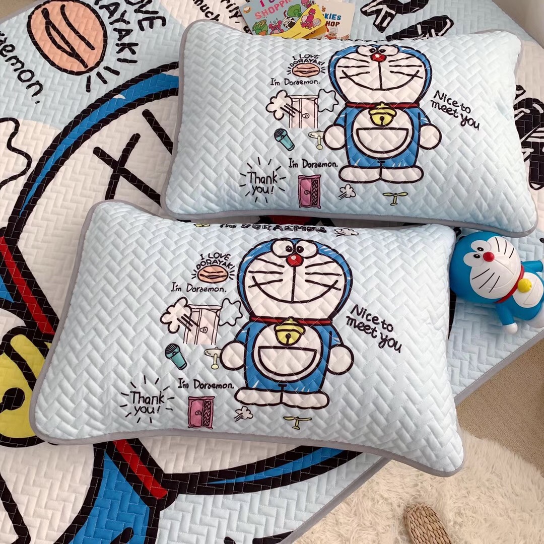 Cartoon bộ đôi một giấc mơ mat điều Tencel Ruanxi rửa ba mảnh gấp đơn hoặc kép giường 1,5m 1.8m - Thảm mùa hè chiếu điều hòa cao su non cho bé