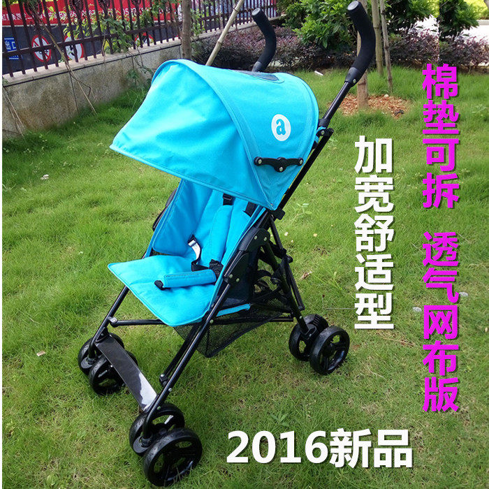 Baby stroller summer comfortable and breathable ultra-light children's baby BB child travel simple folding widening umbrella car