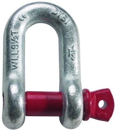 Alloy steel U-shaped shackle wire rope accessories chain buckle marine hardware G210 shackle 4 times 3 25T-55T