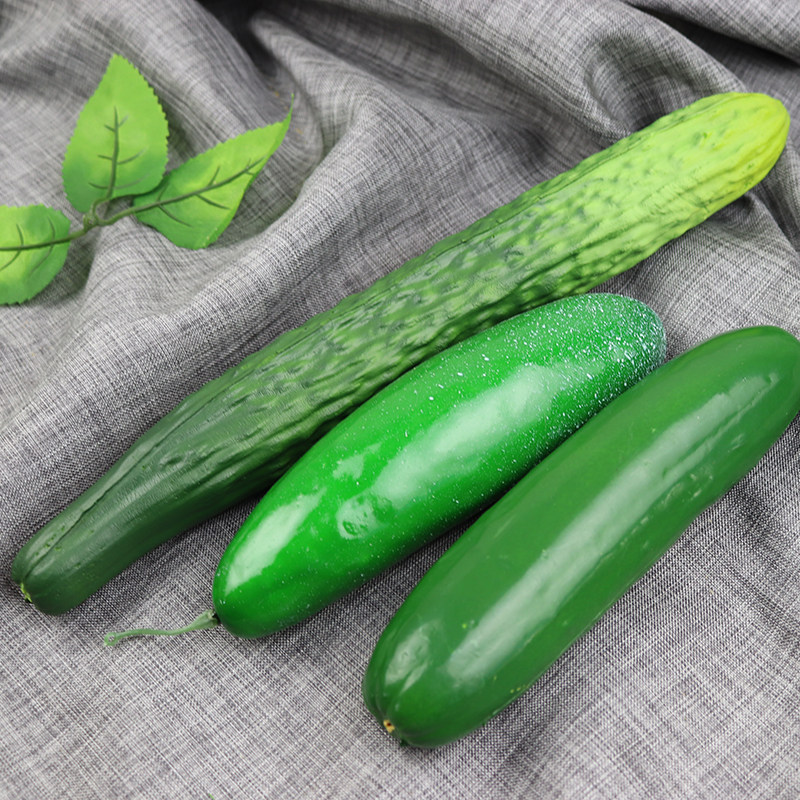 Simulation cucumber cucumber gourd vegetable model fruit teaching materials school shooting toys props decoration