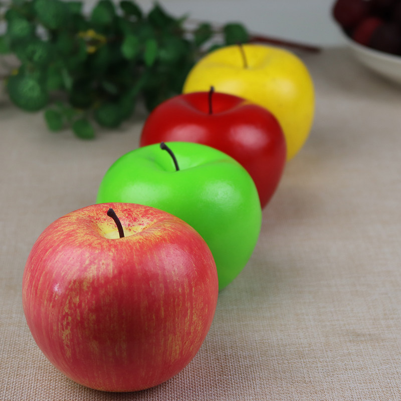 Simulation Apple Model Multi-color Decoration Photograph Prop School Understanding Teaching Aps Simulation Fruit False Apple