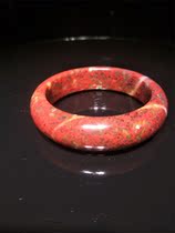Guilin chicken blood jade bracelet Luojatang material high-level collection appreciation jewelry 62 large circle diameter direct sales