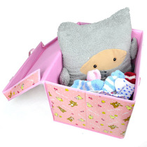 Student dormitory storage box Book storage box Clothes finishing box Put things on the bed artifact Fabric can be folded