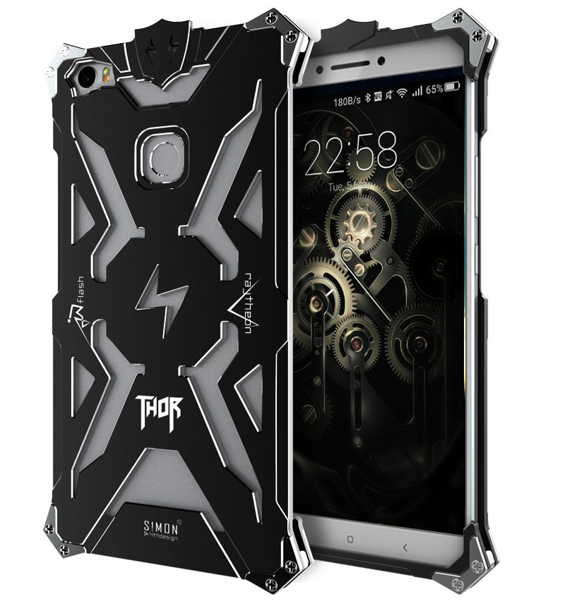 SIMON THOR Aviation Aluminum Alloy Shockproof Armor Metal Case Cover for Xiaomi Mi Max