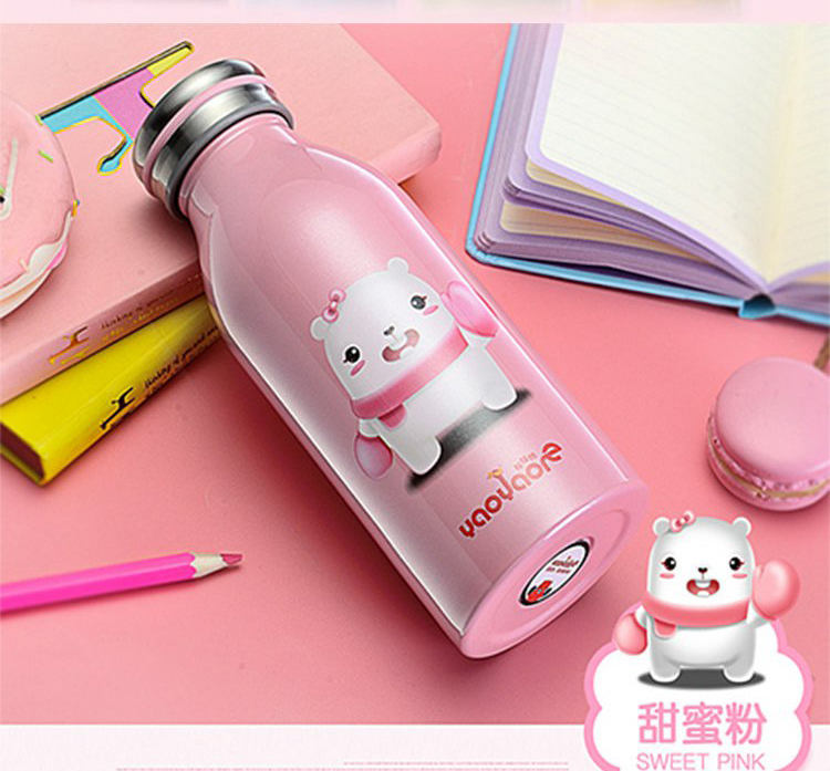 Lắc cốc nóng sáng tạo nam và nữ ấm tay cốc nước lắc lắc sóng để trở thành cốc nước nóng cốc nóng bình giữ nhiệt lock and lock