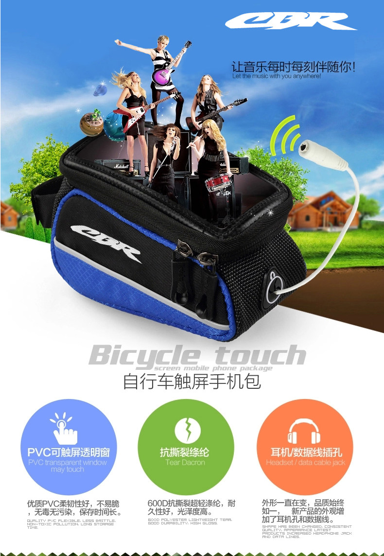 Sacoche pour vélo mixte - Ref 2216287 Image 6