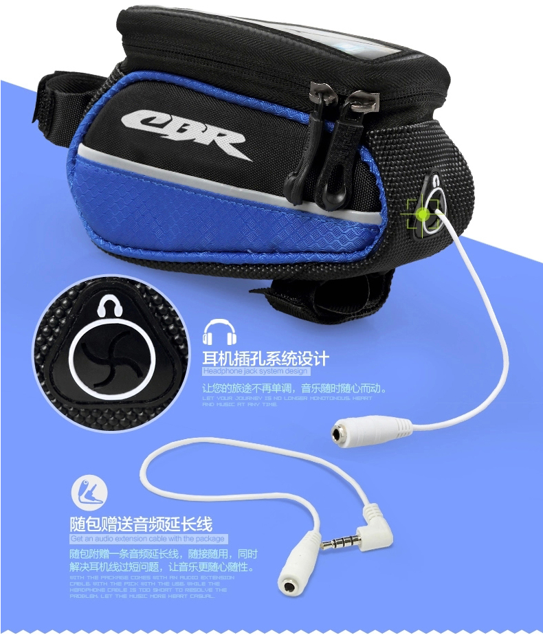 Sacoche pour vélo mixte - Ref 2216287 Image 10