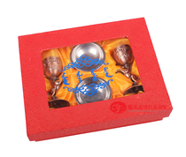 Galloping Horse Cup Toasting Bowl Silver Bowl Gift Box Mongolian Specialty Gifts Inner Mongolian National Crafts