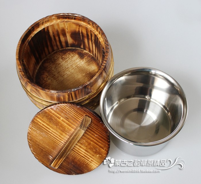 Купить Сувенирная чашка монголов Йогурт ведро ручной работы, из дерева ...