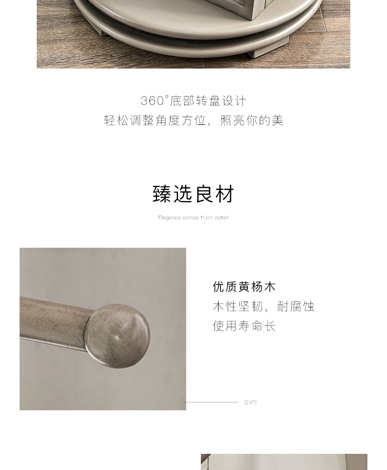 U-Art Savannah Phòng ngủ kiểu cloakroom sàn nhà toàn thân phù hợp gương hiên thay đồ nhà gương - Gương gương toàn thân