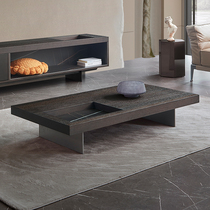 Youfan art Caen TV cabinet solid wood Italian minimalist modern high-end home home living room v123