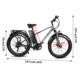 ລົດຖີບພູເຂົາໄຟຟ້າຂະໜາດ 26 ນິ້ວ 48v lithium battery-assisted bicycle soft-tail shock-absorbing all-terrain mobile scooter
