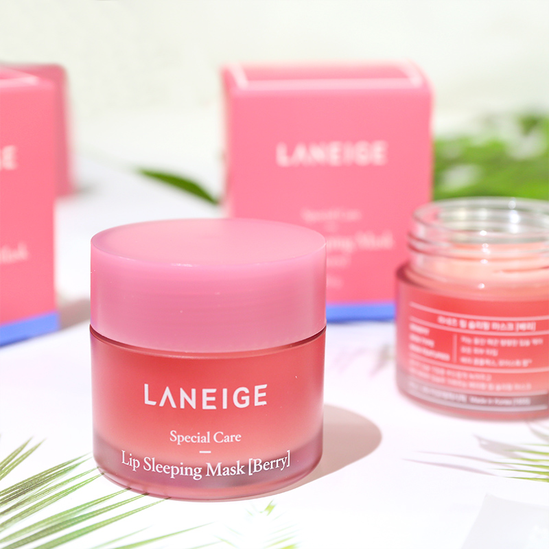 South Korea Lanzhi Strawberry Jelly Free From Washing Sleep Lip Film 20g Christmas Limited Lip to horniness Lip Gloss-Taobao