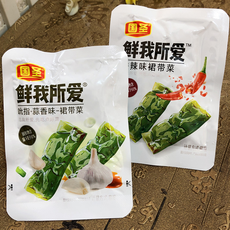 National Holy Dress With Vegetable Savory Spicy garlic Garlic Sauce ready-to-eat kelp silk fresh I love the next meal Kelp Snack 500g