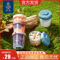 Ty Love Accessories Box Baby Crisper Refreshment Kit Baby Out Portable Snacks Box Cutlery Seal Storage Box