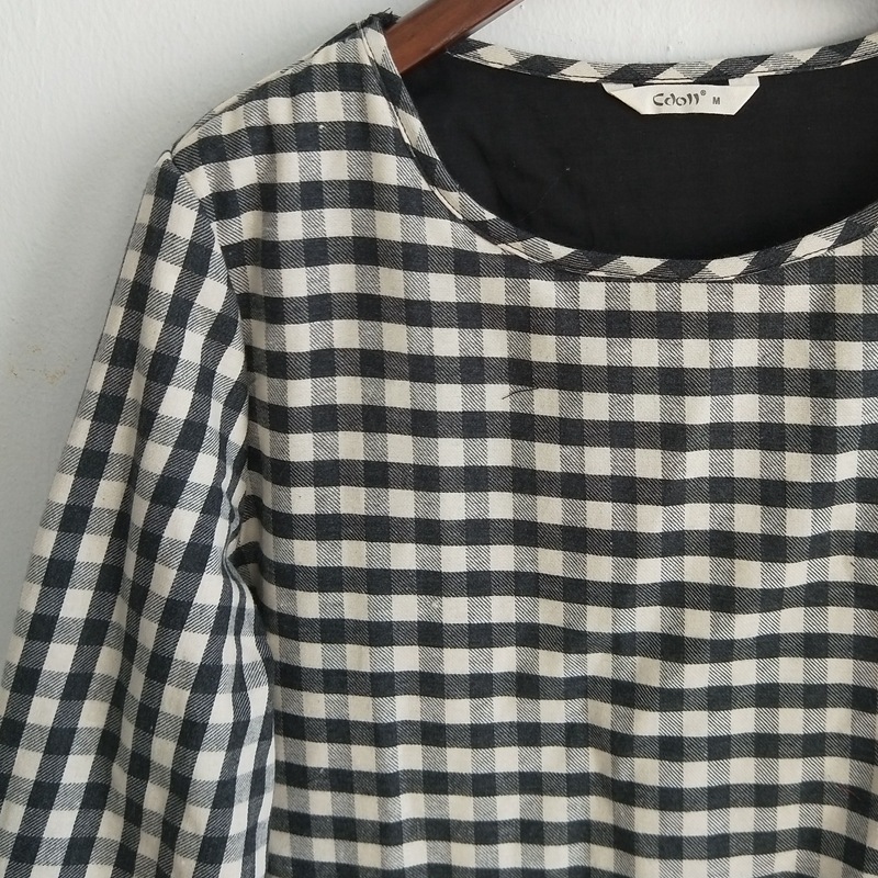 Quạt nghệ thuật gốc Quạt bông Hoa mỏng Retro Dây đeo nhỏ Áo khoác cotton mỏng Thư mục nhỏ áo khoác mũ lông nữ