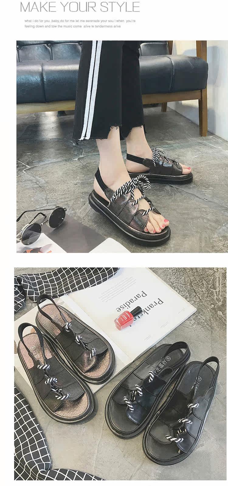 Sandales femme      en PU - Ref 2672089 Image 13