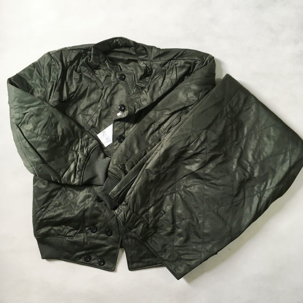 The new cold area cotton-padded trousers cotton-padded jacket cotton trousers suit thickened green gray warm and windproof cold clothing