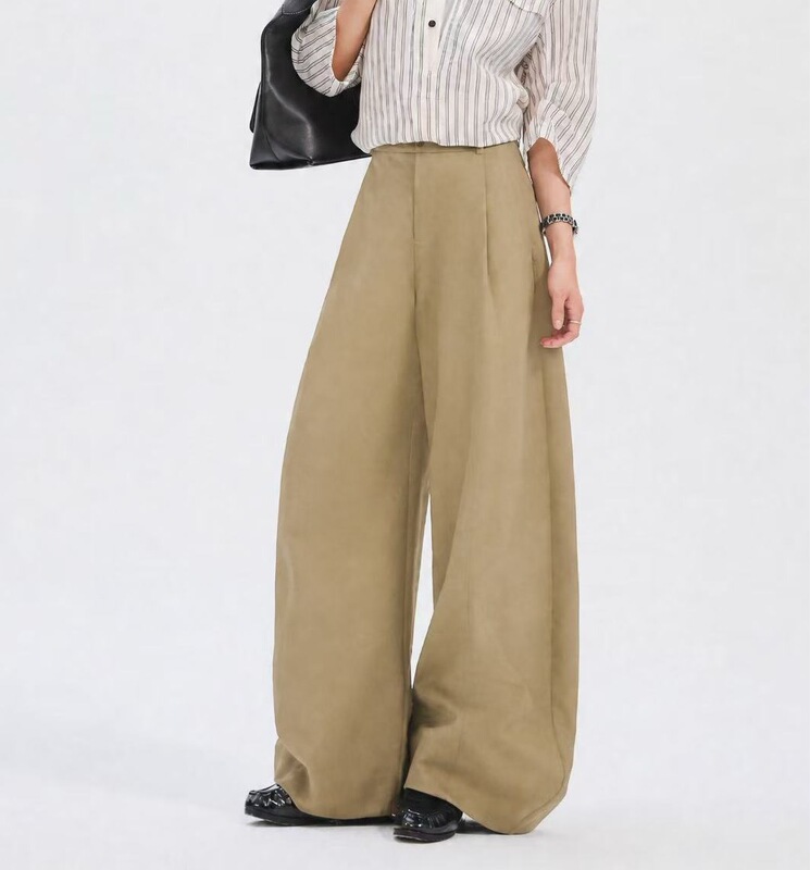 2026 Autumn Style 929Ak-3266 Commuting Slimming Starfruit Pants S Waist 66 Hip 108 Pants Length 101 No Returns No Exchanges