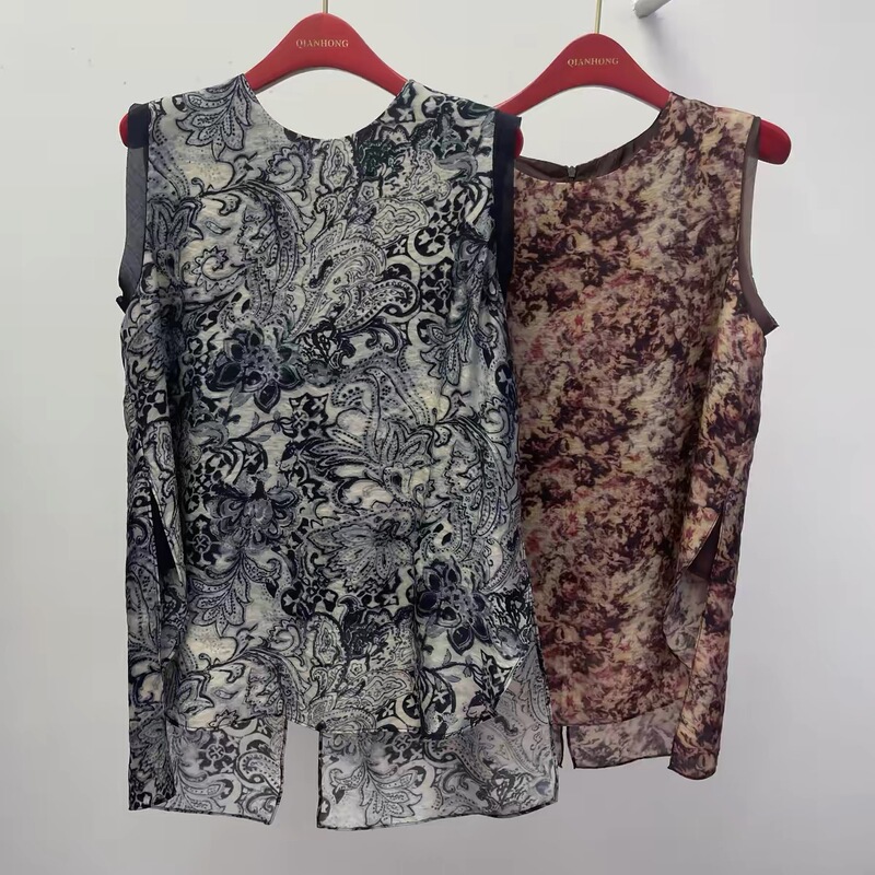 2026 Summer Model 12Wy-8777 Fashion Printed Sleeveless Top L Bust Size 102 Length 70 No Returns No Exchanges 2026 Summer Model 12Wy-8777 Fashion Printed Sleeveless Top L Bust Size 102 Length 70 No Returns No Exchanges